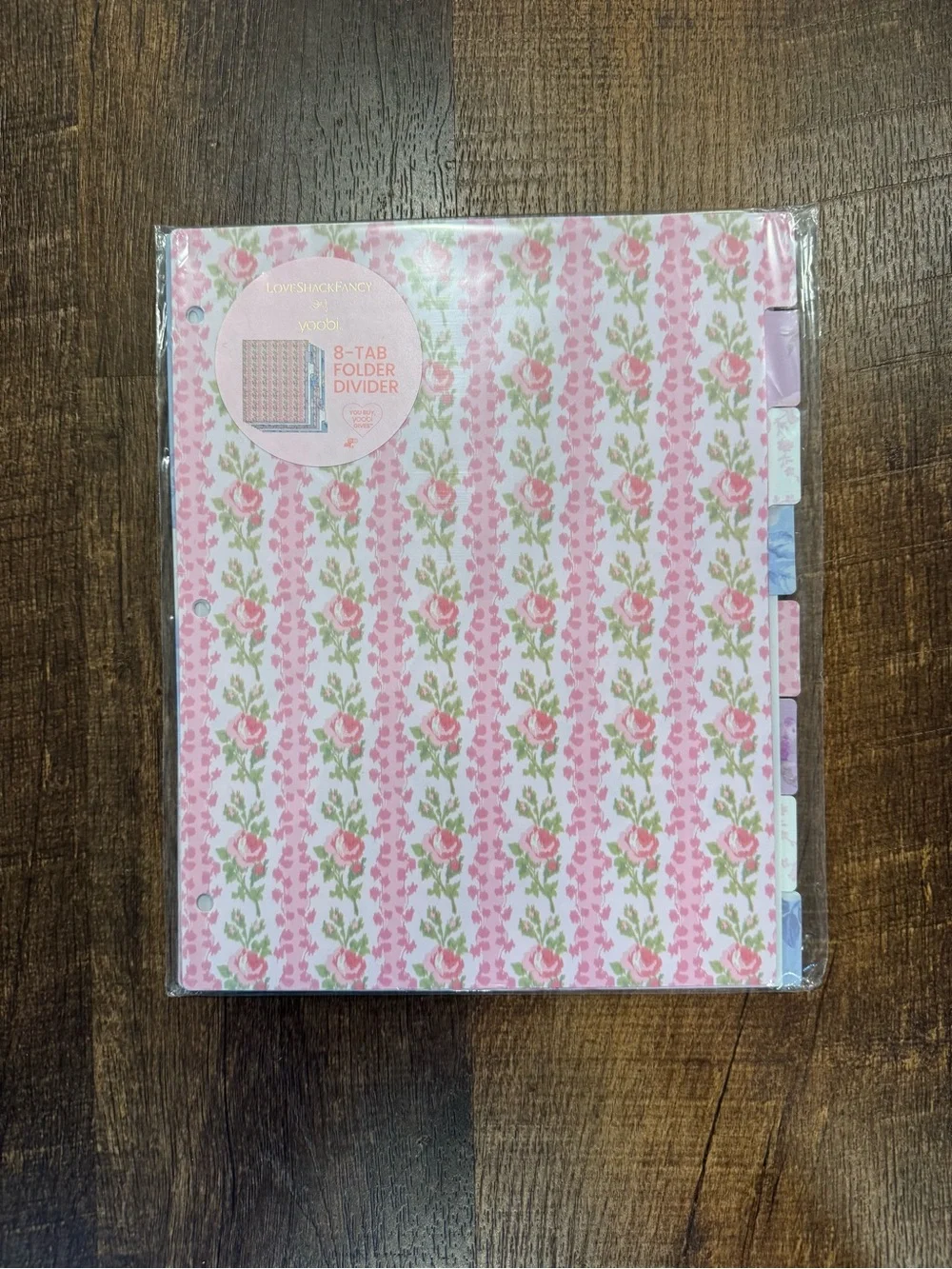 LoveShackFancy x target yoobi tab dividers 8 tabs
